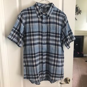 Travis Mathew Blue Button Down